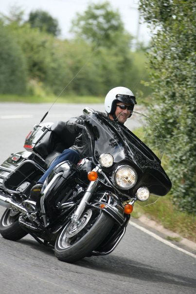 The Editor demonstrating that yes, you can have fun on just about anything with wheels and an engine...