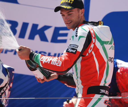 Leon Camier did us proud in Race 1...