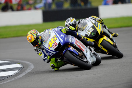 We love Rossi, but it would have been good if he'd just been a little less determined on the last but one corner - JT comes off second best...