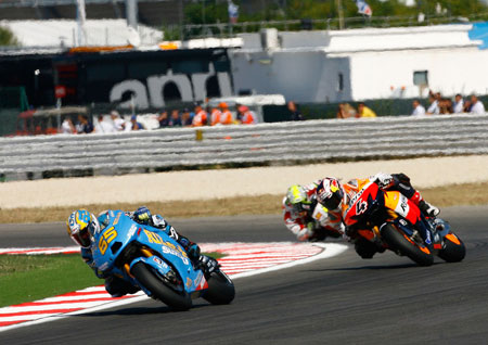 Loris Capirossi. Something about the size of the dog in the fight vs the size of the fight in the dog...