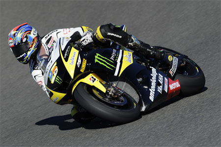 Colin Edwards has a brilliant style and still goes well and consistently, too... (Yamaha)