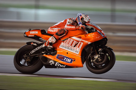 Casey Stoner was The Man To Beat throughout the weekend... (Ducati)