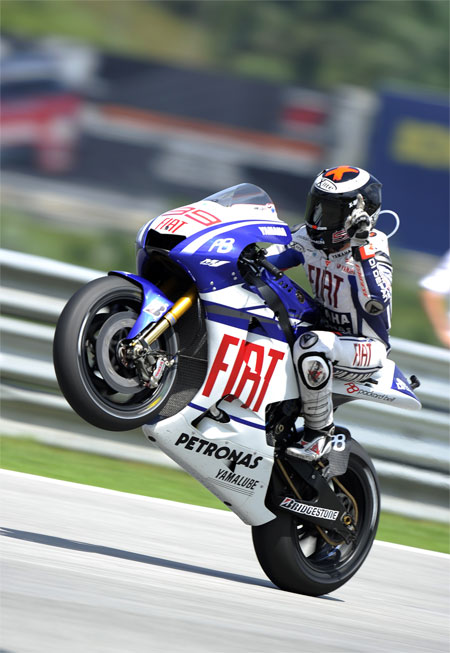 Jorge Lorenzo, 2010 MotoGP champion. And deservedly so... (Pic: Yamaha)