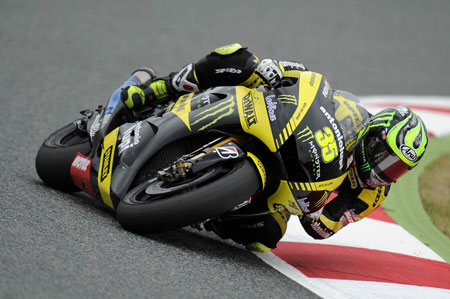 Cal Crutchlow on his way to a storming qualifying on a track he's never seen before (Pic: Yamaha)