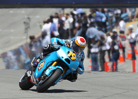 Alvaro Bautista continues to improve, as does the GSV-R (Pic: Suzuki)