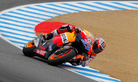 Casey Stoner and the Honda are really a force to be reckoned with this season... (Pic: MotoGP)