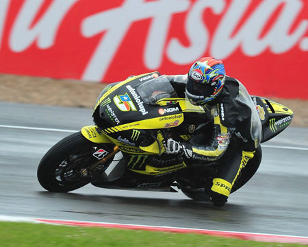 Colin Edwards - our man of the match, without a doubt... (Pic: MotoGP)