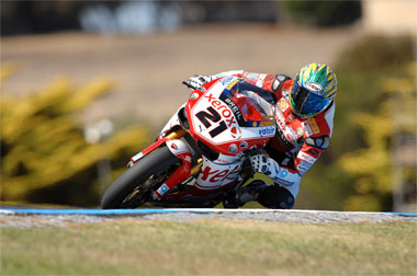 Troy Bayliss spent the whole weekend looking as relaxed and unflustered as someone out for a sunday stroll. Just a very fast Sunday stroll...