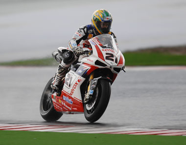 Troy Bayliss looks like he's taking the 1098 shopping. Maybe he is. He's just doing it 3 seconds faster than anyone else...