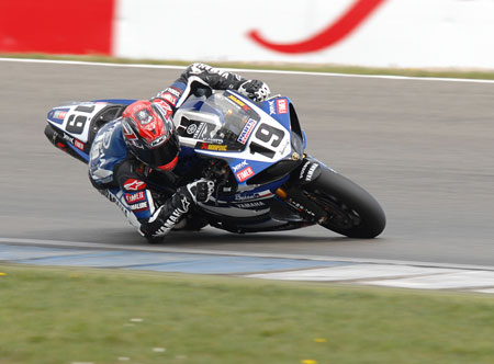 Ben Spies has a radical riding style, but it seems to work for him because by Gosh he's fast...