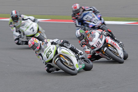 Young Jonny Rea mixing it with the big boys...and coming off best.