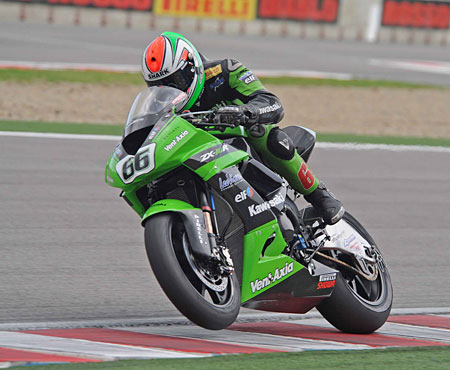Tom Sykes wrestled the Kawasaki  onto pole position in an outstanding display of willpower over physics...