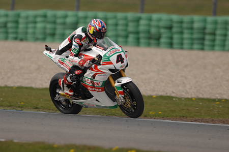 Johnny Rea has the nicest looking bike on the grid and is unflinchingly fast. So he's going to get his picture taken...