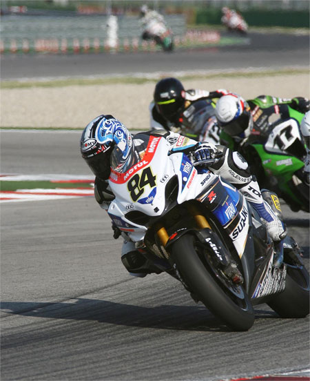 Michel Fabrizio is a great guy and a talented rider. If only he could get some luck, and consistency, he'd be a champion for sure... (Pic: Suzuki)