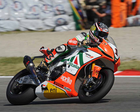 Max Biaggi. Love him or loathe him, he's still bloody fast on a  motorbike...