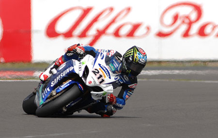John Hopkins showed everyone the way in Superpole. Which was a bit embarrassing, really...
