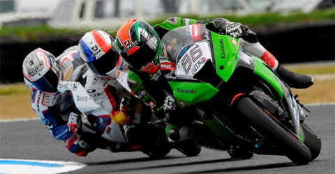 It was like this for a while, and the podium position could easily have gone to any of these three... (Pic: InFront)