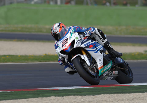Leon Camier made the best fist of it he could, but at this stage the Suzuki simply isn't fast enough to run at the front. Not for lack of effort on his part, though...