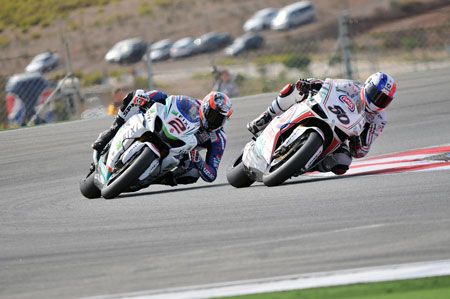 Brillaint rides by both Guintoli and Camier, marred only by a rare mechanical failure on the Suzuki that kept Camier off the podium...