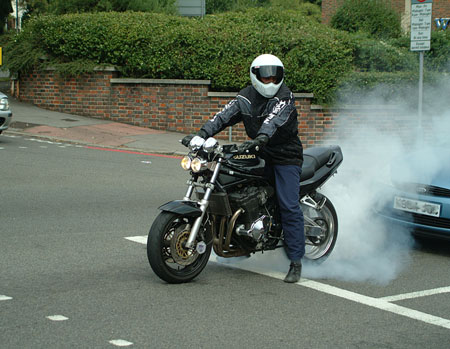 Not our type of rider at all...